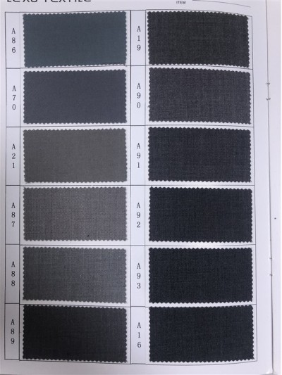 SX-LX 8158 TR無彈力 成份：70%T 30%R 克重：420g 後面照